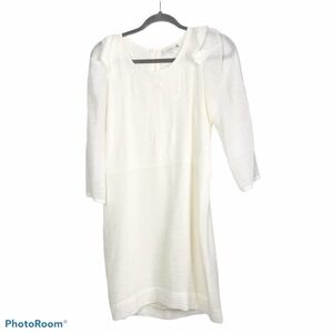Sandro crepe mini dress ruffle sleeves crepe dress